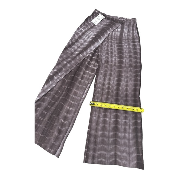 Zara Brown Patterned Wide-Leg Pants NWT size M - Picture 10 of 14